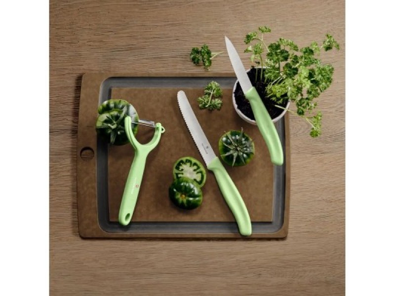 Набор кухонный Victorinox SwissClassic Paring Set 3шт (2 ножа, овощечистка Tomato and Kiwi) 